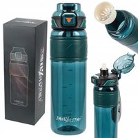 BUTELKA NA WODĘ BIDON SPORTOWY MOTYWACYJNY Z MIARKĄ USTNIKIEM TRITAN