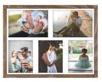 Ramka na 5 zdjęć Hekla 40x50x5 MDF galeria zdjęć sonoma truflowa 1szt.