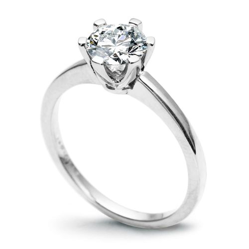 exclusive | klasyczny zaręczynowy w 18k złocie z 1ct brylantem na Arena.pl