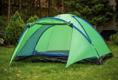 Namiot Turystyczny Kempingowy Duży 6-osobowy Praktyczny Igloo 240x290cm na Arena.pl