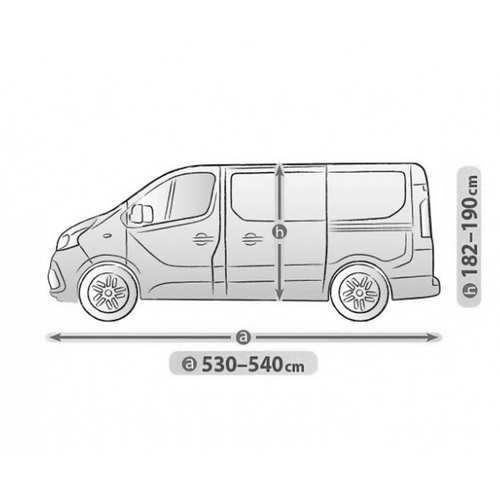 Pokrowiec na samochód MOBILE GARAGE L540 van na Arena.pl