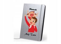 Notes metaliczny A5 dla TATY nadruk UV ORGANIZER