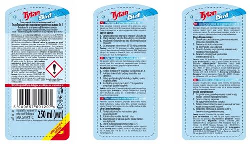 4 X Preparat do czyszczenia zmywarek Tytan 250ml - KORZYSTNY PAKIET na Arena.pl
