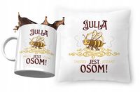Zestaw Dla Juli Poduszka + Kubek Na Prezent Z Nadrukiem Ze Zdjęciem