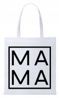 Dla Mamy Mamusi Prezent Torba Eco Biała Shopper Z Nadrukiem Ze Zdjęciem