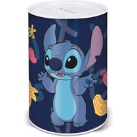 2 x SKARBONKA METALOWA STITCH DLA DZIECKA UCZY OSZCZĘDZANIA