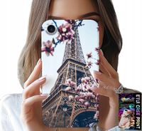 ETUI DO IPHONE SE / SE2 - PARYŻ WIEŻA EIFFLA PIĘKNE MIEJSCA PLECKI