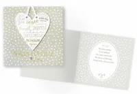 Zdobiona Kartka z życzeniami, Prezent Pamiątka na Komunię Świętą KOMUNIA