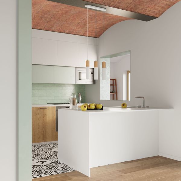 Lampa wisząca PABLO 3P biała zdjęcie 7