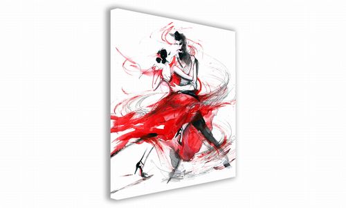OBRAZ NA PŁÓTNIE 102 Taniec 70x70cm na Arena.pl