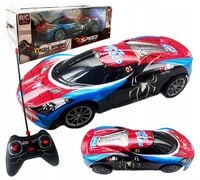 Samochód sportowy SPIDERMAN Zdalnie sterowany Auto na pilota R/C ŚWIATŁA