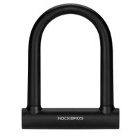 zapięcie rowerowe u-lock wzmacniany zamek na klucz - czarne