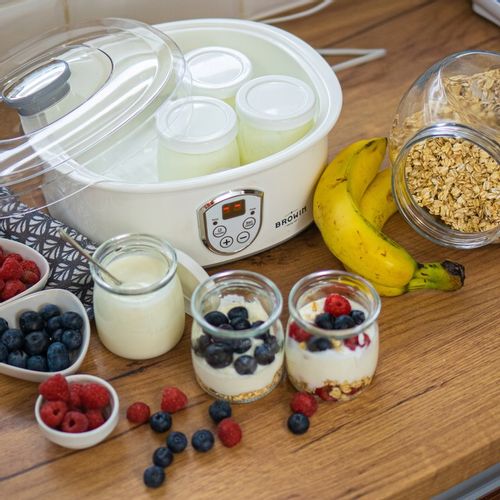 Jogurtownica z termostatem i słoikami 1,3L Browin na Arena.pl