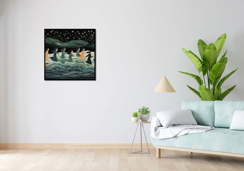 Plakat 70x70cm Nocna Procesja na Arena.pl