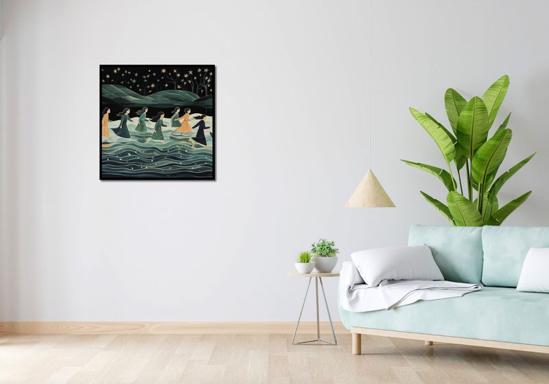 Plakat 70x70cm Nocna Procesja zdjęcie 4