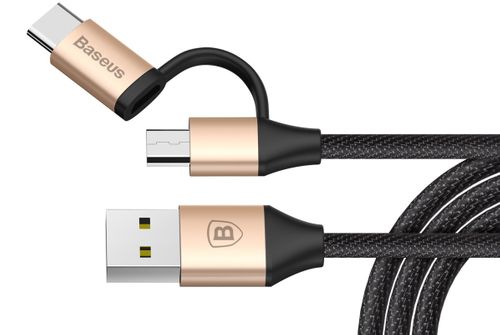 Kabel 2w1 micro USB + Type-C Baseus Yiven 1m na Arena.pl