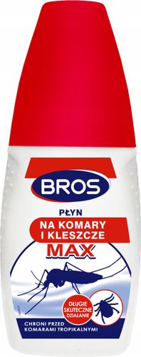 BROS Płyn na komary i kleszcze MAX 50ml na Arena.pl