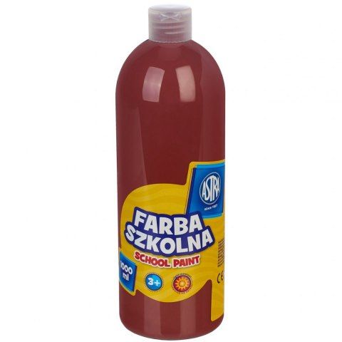 FARBA SZKOLNA 1000ML ASTRA BRĄZOWA zdjęcie 1