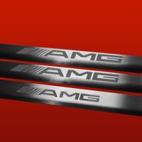 Listwa progowa MERCEDES VITO W638 AMG Stal nierdzewna 304 mat 3szt