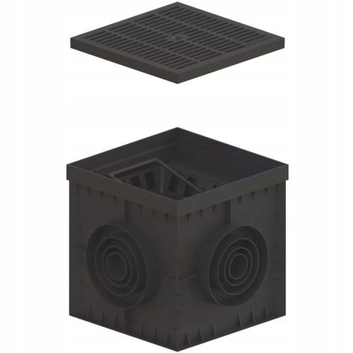 Studzienka podwórzowa 30x30 cm z koszem ruszt plastikowy 1,5t z wpustem na Arena.pl