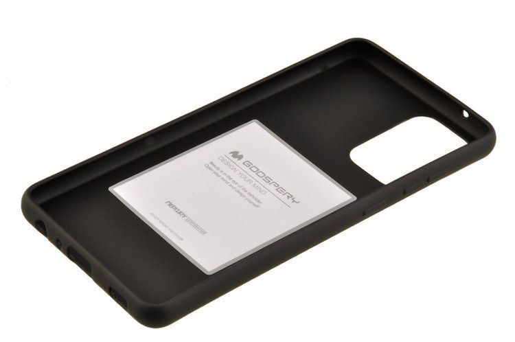 Etui Mercury Goospery Soft Feeling do Samsung Galaxy A72 / A72 5G czarny zdjęcie 3