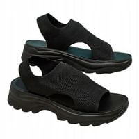 CZARNE SANDAŁKI DAMSKIE VISS 38