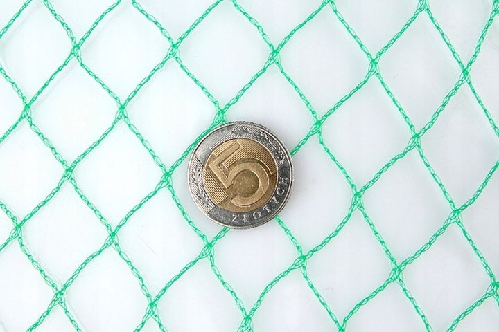 SIATKA NA OCZKO WODNE OCHRONNA NA truskawki PTAKI WZMACNIANA 4x5m +KOTWY zdjęcie 5