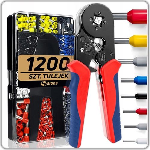 ZACISKARKA PRASKA DO KONEKTORÓW Szczypce PRZEWODÓW KABLI 1200 szt. + na Arena.pl