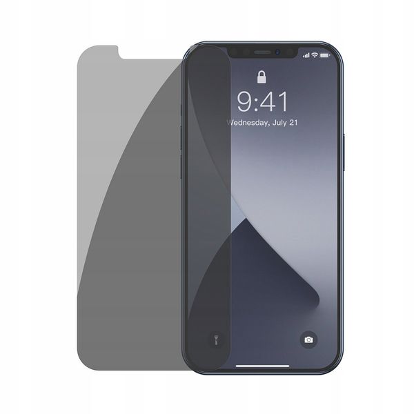 Baseus 2x Szkło Prywatyzujące do iPhone 12 Mini zdjęcie 1