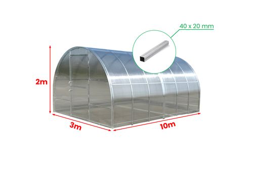 Szklarnia Profimet Mocna Went PLus 3x10m 6mm na Arena.pl
