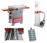 Strugarka grubościówka strugarko grubiarka 2,2kW odciąg do trocin wiór wąż