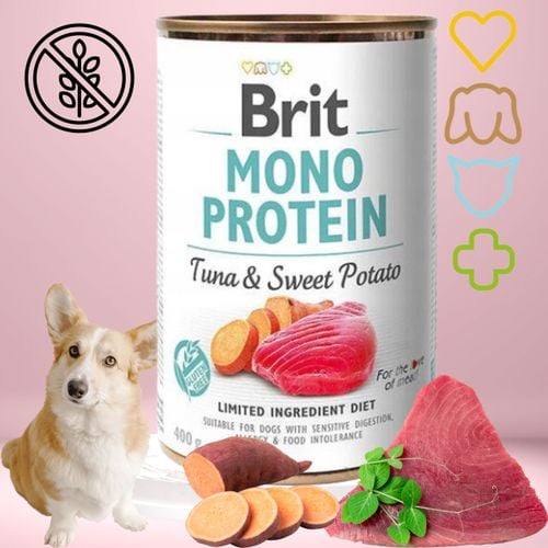 mokra karma dla psa brit mono protein tuna & sweet potato 400 g tuńczyk na Arena.pl