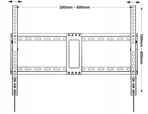 UCHWYT DO TELEWIZORA SLIM UNIWERSALNY 32-85 CALI SOLIDNY REGULOWANY na Arena.pl