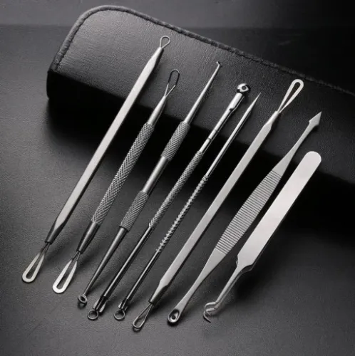 LYZECZKI ŁYŻECZKI UNY DO USUWANIA WĄGRÓW ZASKÓRNIKÓW WĄGRY USUWANIE 8 SZT na Arena.pl