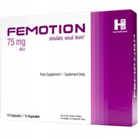 FEMOTION LIBIDO MOCNY ORGAZM ROZKOSZ DLA KOBIET SILNIEJSZE DOZNANIA 10 KAPS