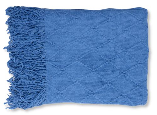 Koc Akrylowy 130X170 - Niebieski na Arena.pl