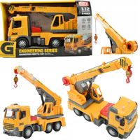 DUŻA CIĘŻARÓWKA DŹWIG AUTO SAMOCHÓD ZABAWKA