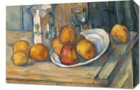 Obraz 60x40cm Still Life with Milk Jug and Fruit, Paul Cezanne
