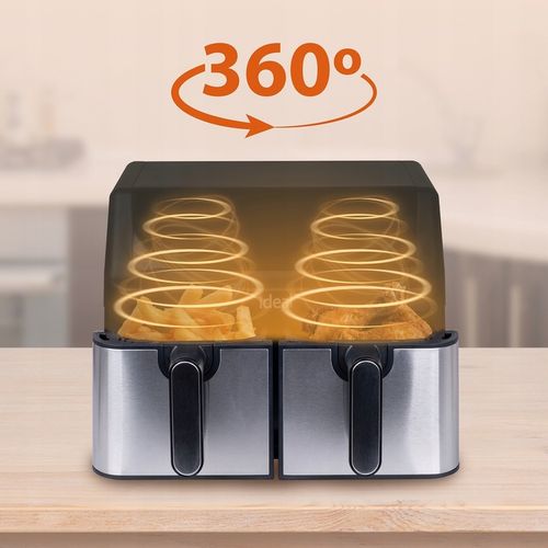 FRYTKOWNICA BEZTŁUSZCZOWA AIR FRYER IDEAL PODWÓJNA 9L na Arena.pl