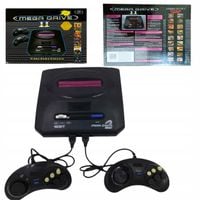 Retro konsola do TV 16-bit AV 2 pady Kultowe gry Plug Play MEGA DRIVE II