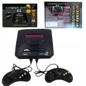 Retro konsola do TV 16-bit AV 2 pady Kultowe gry Plug Play MEGA DRIVE II