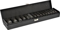 komplet nasadek udarowych 1/2'' długich 15-sztukowy - yt-1055