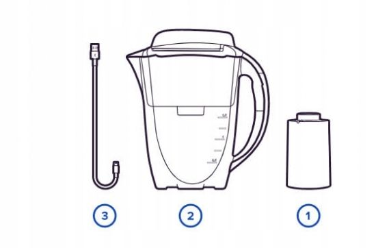Dzbanek J.SHMIDT 500, biały zdjęcie 3