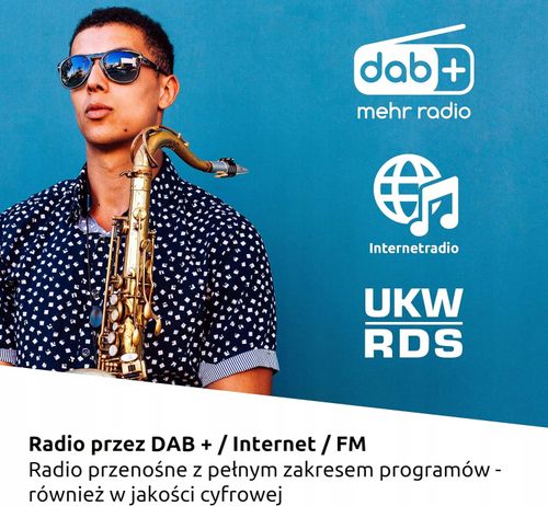 Radio sieciowo-bateryjne DAB+, FM, internetowe TechniSat Viola 2 C IR Biały na Arena.pl