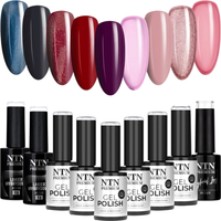 9x NTN Lakier Hybrydowy 5g Romantica ZESTAW 9w1