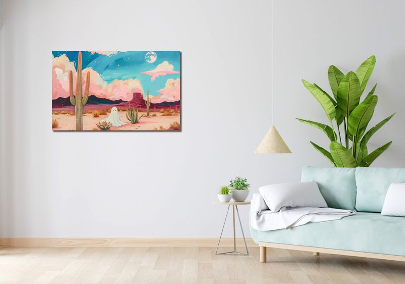 Obraz 100x60cm Duch Między Kaktusami zdjęcie 2