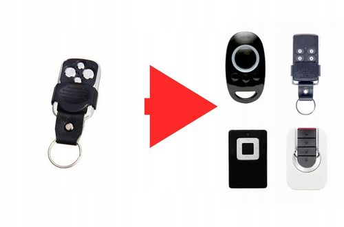 PILOT DO BRAMY Wiśniowski 2 zamiennik MHz 433,92 4-kanałowy bateria czarny na Arena.pl