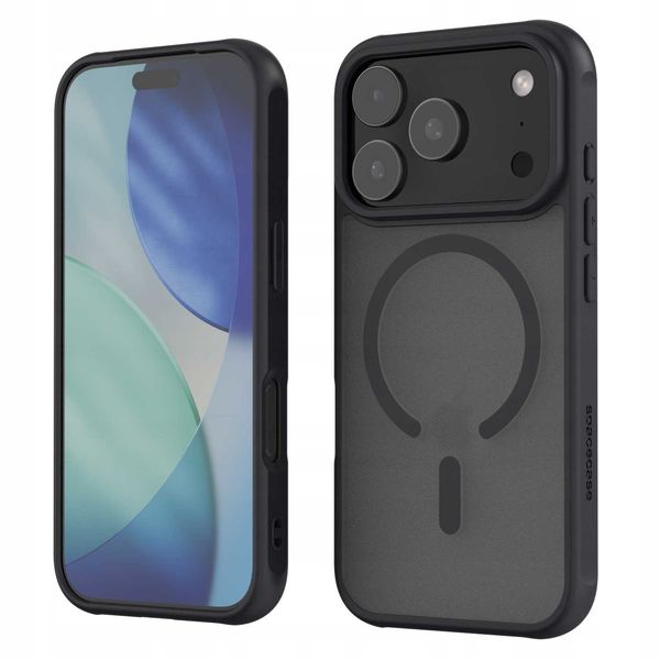 Spacecase Hybrid Mag Iphone 17 Pro Black zdjęcie 5
