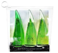 Zestaw żeli aloesowych żel+pianka+żel pod prysznic 3 x 55 ml - Holika Holika