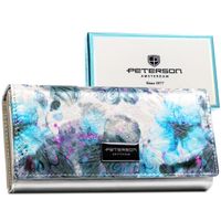 portfel damski skóra+pu ptn px22-1-npk-4511 blue